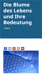 Mobile Screenshot of blumedeslebensbedeutung.com